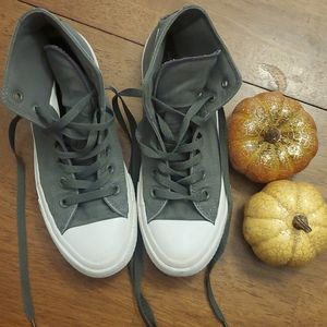 Converse Chuck Taylor II Gray High Top Sneakers